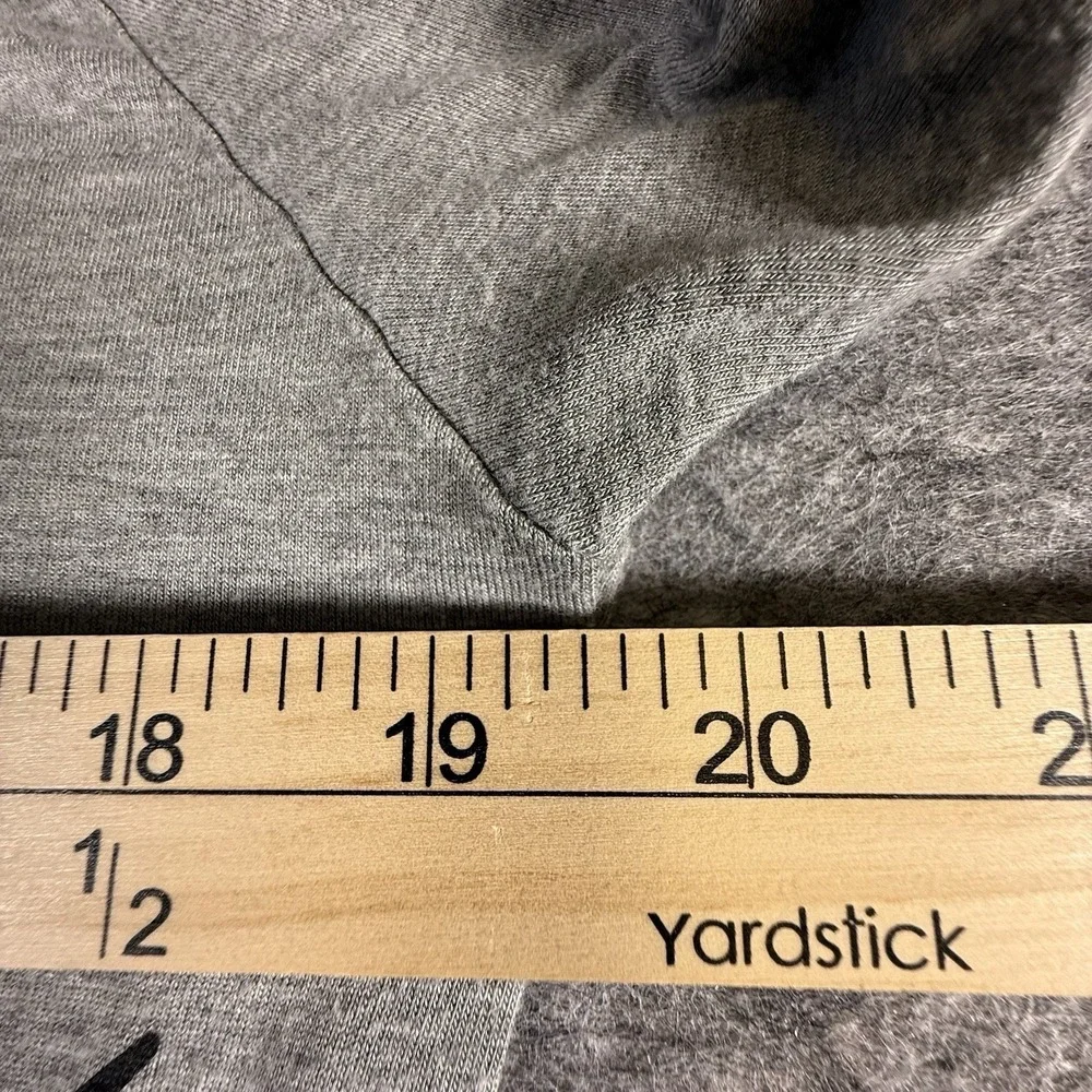 Nike Sportwear Womens Tee Shirt Size L  Gray Oversized Rayon/viscose Long Sleeve